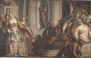 VERONESE (Paolo Caliari) Esther before Ahasuerus (mk05) oil painting